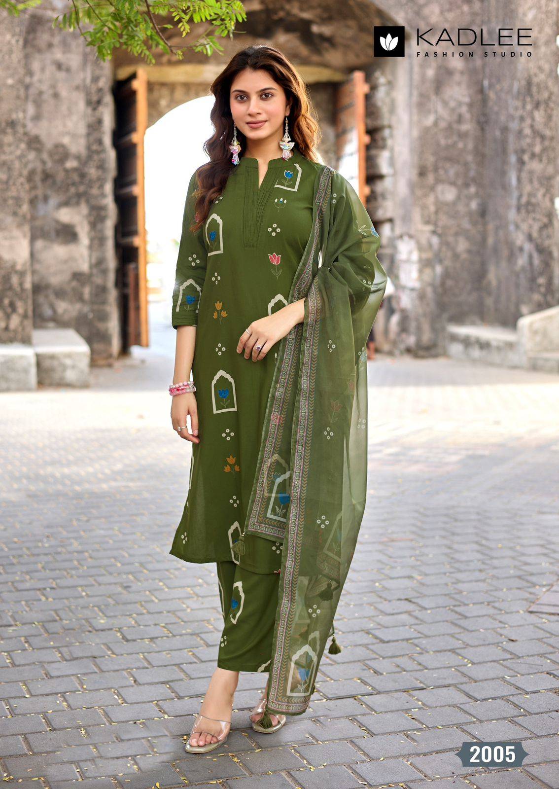 CLASSY LOOK By KADLEE 2001 To 2006 Series series Indian casual wear rayon dresses At Wholesale Price
